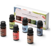 Airthereal Aromatherapy Essential Oils Gift Set, Spirit Inspired Collection - 100% Pure Natural, 6 Scents, 10ml Bottles - Bergamot, Calm Relaxing, Happiness Blend, Ocean, Rosewood, Serenity Sleep