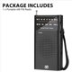 thumbnail image 2 of 4X Mini Radio PortáTil AM/FM All Band Stereo Weather Pocket Radio Receptor para Anciano Caminar Senderismo Camping, 2 of 9