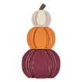 thumbnail image 1 of Wooden Stacked Pumpkin Décor - 8 inches, 1 of 5