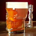 thumbnail image 4 of Vasos para beber con forma de calavera con asa, juego de 2, cristalería divertida de entretenimiento con base pesada para agua, 4 of 5