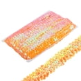 thumbnail image 1 of Unique Bargains Ruban Élastique à Sequins 10 Yards 1.2 Pouces, Orange, 1 of 4