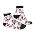 thumbnail image 6 of Salouo Cherry Blossoms Pattern Unisex Middle Tube Socks,Middle-Finger Knee High Socks Over The Calf Tube Stocking Crew Stockings for Women and Men Tube Socks, 6 of 8
