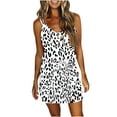 thumbnail image 2 of DailyTrove Women's Animal Print Slip Dress, Sleeveless, Casual Night Out & Festival Wear, Stretchy Polyester Blend, Bold Design, 2 of 6