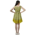 thumbnail image 6 of Moomaya Sleeveless Tunic Cotton Dress Short Flared Pouf Dress Ladies Swing Dress, 6 of 6