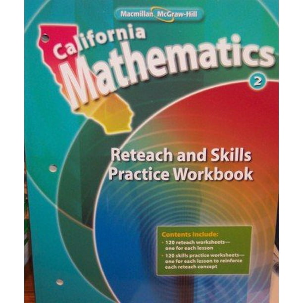 Reteach and Skills Practice Workbook Grade 2 California Mathematics , Pre-Owned Paperback 0021063443 9780021063444 McGraw-Hill