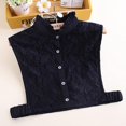 thumbnail image 3 of Camicover Detachable Dickey Collar Half Shirt Blouse Collar Fake Collar, 3 of 3