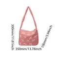 thumbnail image 2 of Lindo bolso de hombro pequeño con diseño de pajarita con cremallera bolso cruzado de moda bolso de moda acolchado bolso de hombro informal para mujer, 2 of 9
