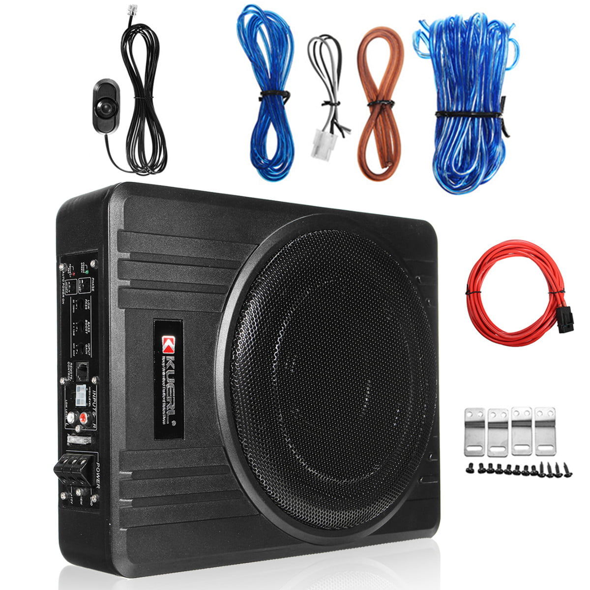 Audio Systems Amplified Car Subwoofer - 600 Watts Max Power, Low ...