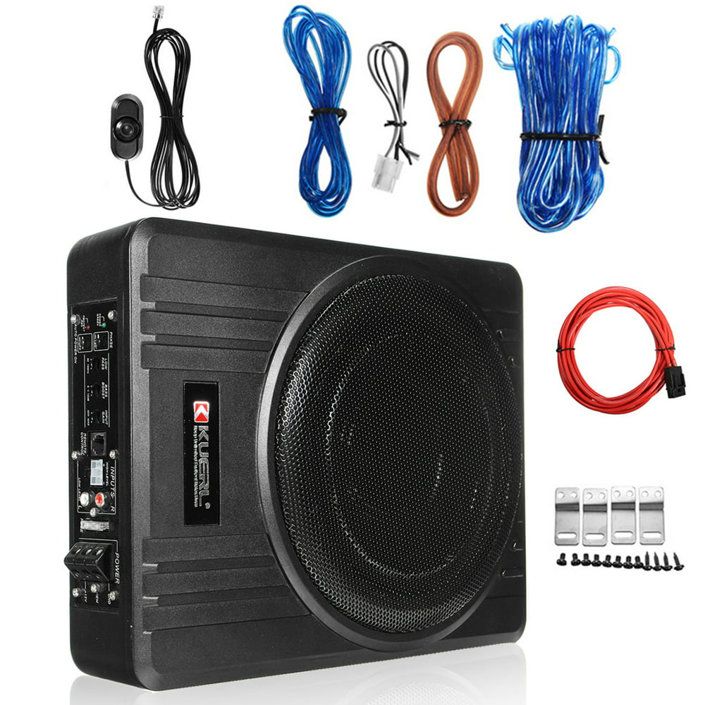 Audio Systems Amplified Car Subwoofer 600 Watts Max Power, Low