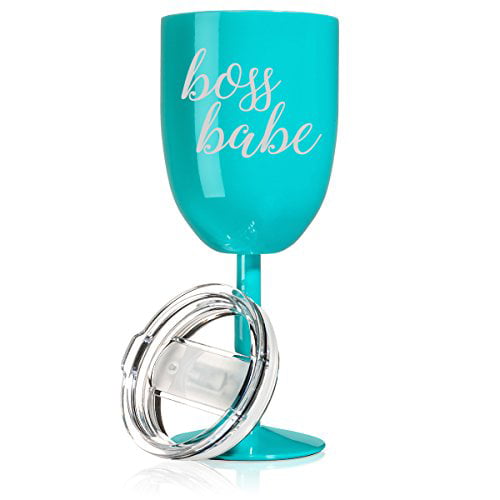 Boss Babe 10oz 20oz Stemmed Stemless Wine Glass 