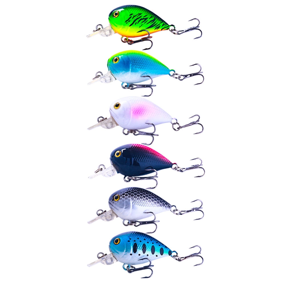 HENGJIA Crankbait for Bass Fishing 2.75inches Shallow Diving Crank Bait Square Bill for Shallow Diver Saltwater and Freshwater Crank baits Fishing Lures