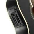 thumbnail image 3 of Jameson 41-Inch Full-Size Acoustic Electric Guitar with Thinline Cutaway Design, Black, 3 of 7