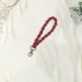 thumbnail image 3 of Macrame Keychain Wristlet Keychains for Women Handmade Hand Wrist Strap with Hanging Buckle - Car Keys Cute Key Chains Boho Keyring Bracelet for Girls, 3 of 6