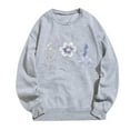 thumbnail image 2 of SHE IS Fall Sweatshirts for Women Lightweight Hoodie Women Plus Crop Sweatshirts for Women Soft Fashion Tops for Women Trendy My Orders Placed, 2 of 3