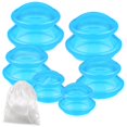 thumbnail image 1 of Set de terapia con ventosas TrelaCo Silicone, 6 unidades, para el dolor de la celulitis, 1 of 6