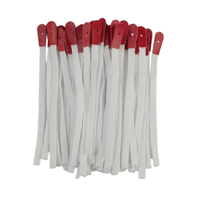 Ruiboury 90 Pcs Sangles de Bride de Piano Outil de Réglage Outil Widget d'Accordage de Piano Instrument Blanc 9,5 cm