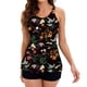 thumbnail image 1 of ICHUANYI Clearance Women Two Piece Swimsuits Tummy Control Swimwear Tankini Beachwear Swimdress(Black, XL) Ichuanyi Ichuanyi, 1 of 4