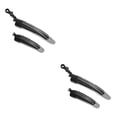 thumbnail image 4 of Guardoinrt Wide Compatibility Improved Performance Bicycle Fender Set For All Bikes Enhanced Safety Plastic Bicycle Mudguard black gray 2Set, 4 of 6