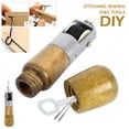 thumbnail image 4 of LNKOO Leather Craft Automatic Lock Stitching Sewing Awl Tool Kit with 2 Needles , Stitching Sewing Awl, Leather Sewing Awl, 4 of 9