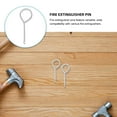 thumbnail image 1 of unbranded 20Pack Fire Extinguisher Pull Pin Retainer Silver Iron for Emergency Situations, 1 of 8