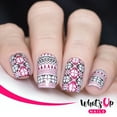 thumbnail image 4 of Whats Up Nails B035 Icy Wonderland Metal Stamping Plate for Nail Art Design, 4 of 16