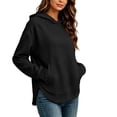 thumbnail image 2 of BUIGTTKLOP Hoodies for Women Fall Winter Long Sleeve Shirts Casual Hooded Sweatshirts with Pockets, 2 of 8