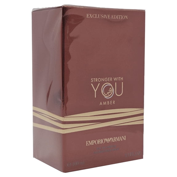 Emporio Armani Unisex Stronger With You Amber EDP Spray 3.4 oz Fragrances 3614273762120
