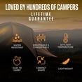 thumbnail image 6 of Backpacking Sleeping Bag – XX-Large, 3-Season, Silver/Black, Envelope Style, Water-Resistant, Lightweight, 30 ° F to 70 ° F, 6 of 7