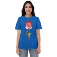 thumbnail image 2 of Icecream short sleeve T-shirt  (Royal Blue, XL), 2 of 3