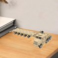 thumbnail image 1 of BELOVING 1/72 Scale Tractor Trailer Model Craft Truck Toy for Gift Display Collection brown, 1 of 9