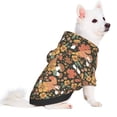 thumbnail image 2 of Fotbe Squirrel Mushroom Yellow Flower Print Small Dog Sweater Hoodies Pet Grey Hooded Soft Fleece Sweatshirts with Pocket Fall Winter Puppy Cat Sweaters Warm Clothes-X-Large, 2 of 7