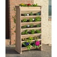 thumbnail image 4 of YardCraft Vertical Cedar Wall Planter, Chemical-Free, 24" W x 48" H x 16" D, 4 of 5