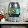 thumbnail image 5 of Golden Sparrow Urns For Ashes Adult Female - Urns For Human Ashes Adult Female Mom - Urns With Birds - Cremation Urns For Adult Ashes - Funeral Ashes Container Large Metal Urn (Size -10inch), 5 of 5