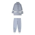 thumbnail image 2 of Kids Waterproof Rain Suit, Hooded Rain Jacket and Pants Set for Boys & Girls, Lightweight Outdoor Rain Gear for Hiking, Camping & School, 2 of 4