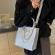 thumbnail image 4 of Nueva tendencia de cadenas de PU para mujeres jóvenes, bolsos con asa superior, 2024, bolsos cruzados con broche de moda de alta calidad para mujeres, bolsas para mujeres, 4 of 5
