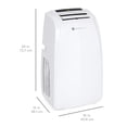 thumbnail image 7 of Best Choice Products 14,000 BTU Portable Air Conditioner Cooling Unit w/ Remote Control, Window Kit, 650 SqFt Capacity, 7 of 7