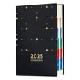 GROBRO7 A5 Weekly Monthly Planner Notebook with Sticker Set, 21x14.5x2 ...