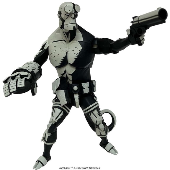 Hellboy Action Figure [Black & White]