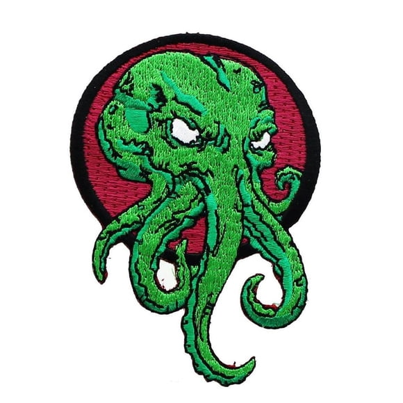 Patch Cthulhu Iron On Horror Block, exclusivo para nerds