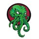 thumbnail image 1 of Patch Cthulhu Iron On Horror Block, exclusivo para nerds, 1 of 4
