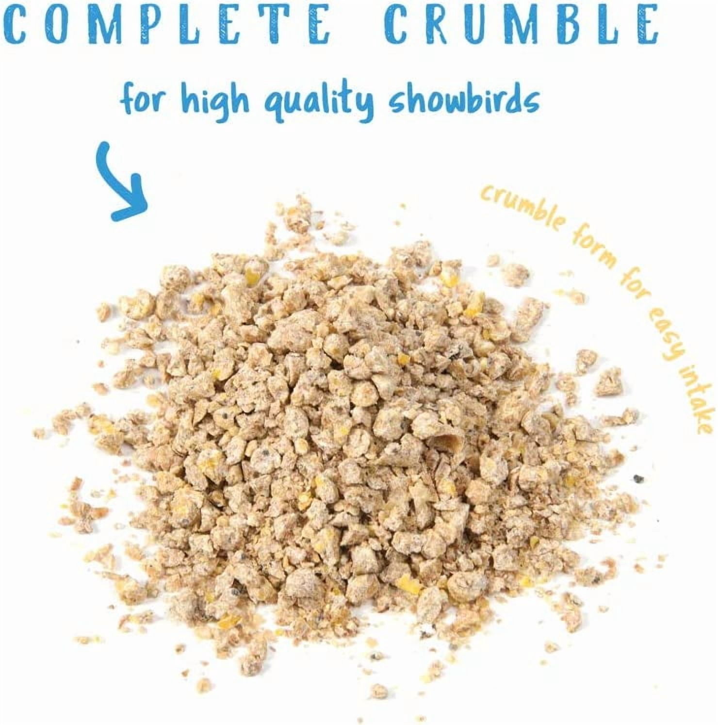 Manna Pro Gamebird Showbird Crumbles - Vitamin & Mineral Supplement for Poultry - 6-Pack of 5lbs