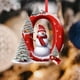 thumbnail image 4 of Adornos navideños, adornos navideños, regalos navideños, 26 letras, decoración para árbol de Navidad, adornos colgantes para árbol de Navidad, adornos navideños personalizados, decoración navideña, de, 4 of 5