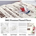thumbnail image 3 of LHSHID 25th Anniversary Blanket Gifts Gift for 25th Wedding Anniversary 25 Years of Marriage Gift for Ruby Wedding Anniversary for Couple Yess Wife Husband Dad Mom Back Throw Blanket 60x80in, 3 of 6