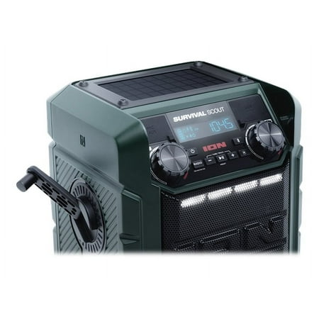 ION Audio - Survival Scout Portable Bluetooth Speaker - GREEN