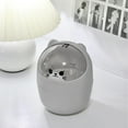 thumbnail image 5 of Small Trash Can with Lid, Mini Trash Can for Bathroom, Office and Bedroom, Small Bathroom Garbage Can with Swing Top, Compact Waste Basket for Desk, Dorm & Home, Gray - Xuniizn, 5 of 7