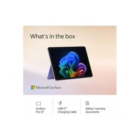 Microsoft - Surface Pro - Copilot+ PC - 12" Touch-Screen - Snapdragon X Plus - 16GB Memory - 512GB SSD - Device Only (Latest Model) - Violet