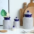 thumbnail image 2 of Haifle/ Cookie Jars For Kitchen Counter, Flour And Sugar Containers Ceramic, Kitchen Canisters For Countertop, Ceramic Airtight Jar-storage jar-750ml/26.5oz, 2 of 6