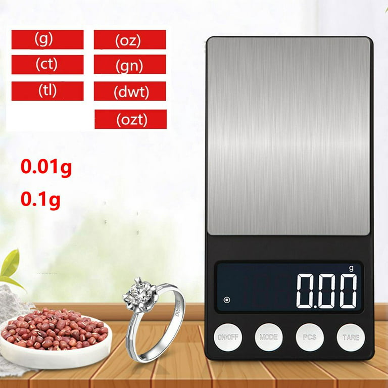 0.01g Digital Scales Mini LCD Electronic Jewelry Gold Scale Gram