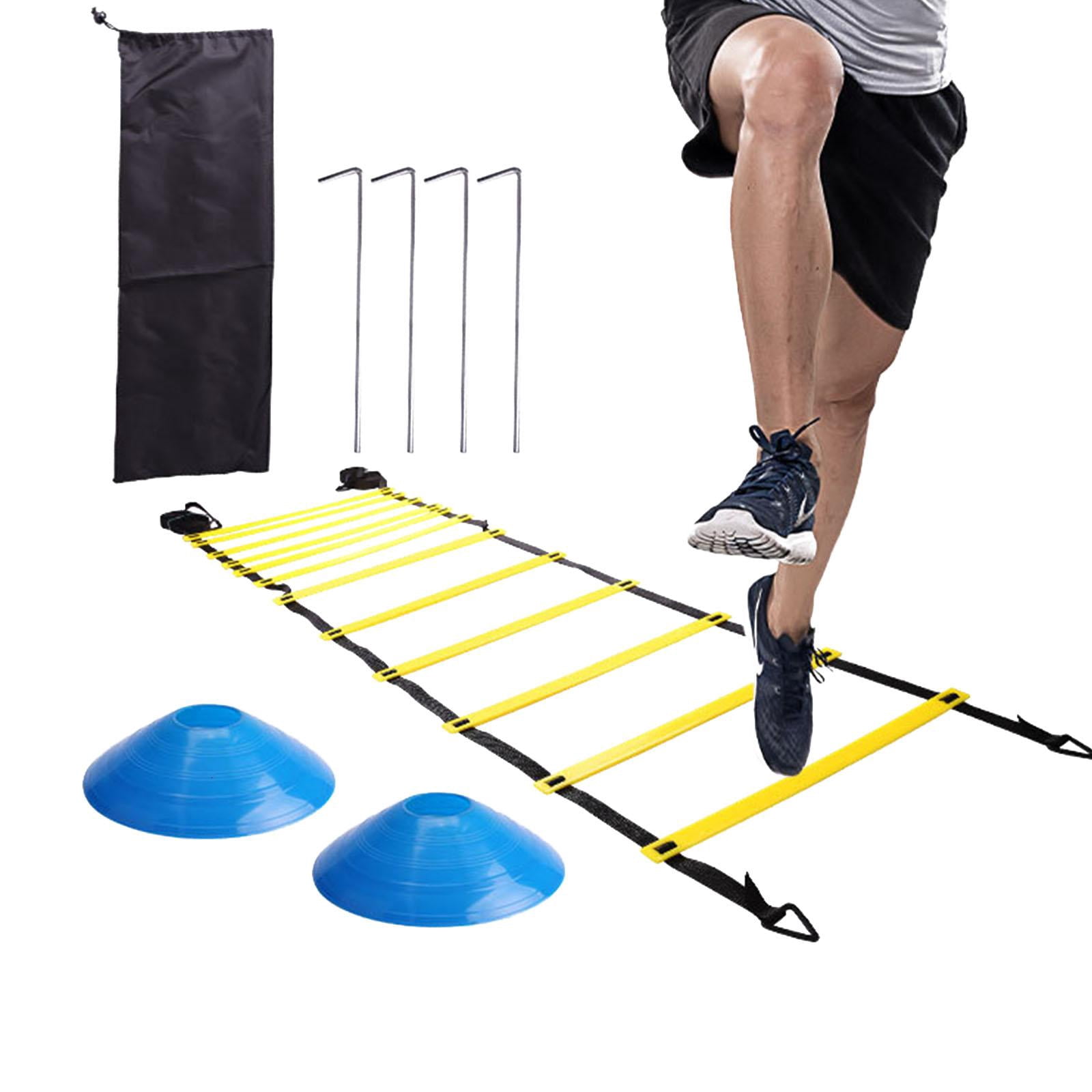 Yihuala Agility Speed Ladder, Stair Strap Training Ladder, Agile Staircase for Fitness Soccer Football Speed Ladder Equipment