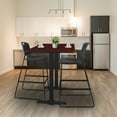 thumbnail image 2 of Regency 48 x 24 in. Steel T-Base Cafe Training Seminar Table- Mahogany, 2 of 5